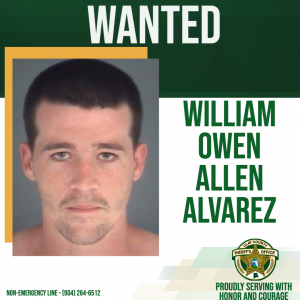Wanted posted of William Alvarez